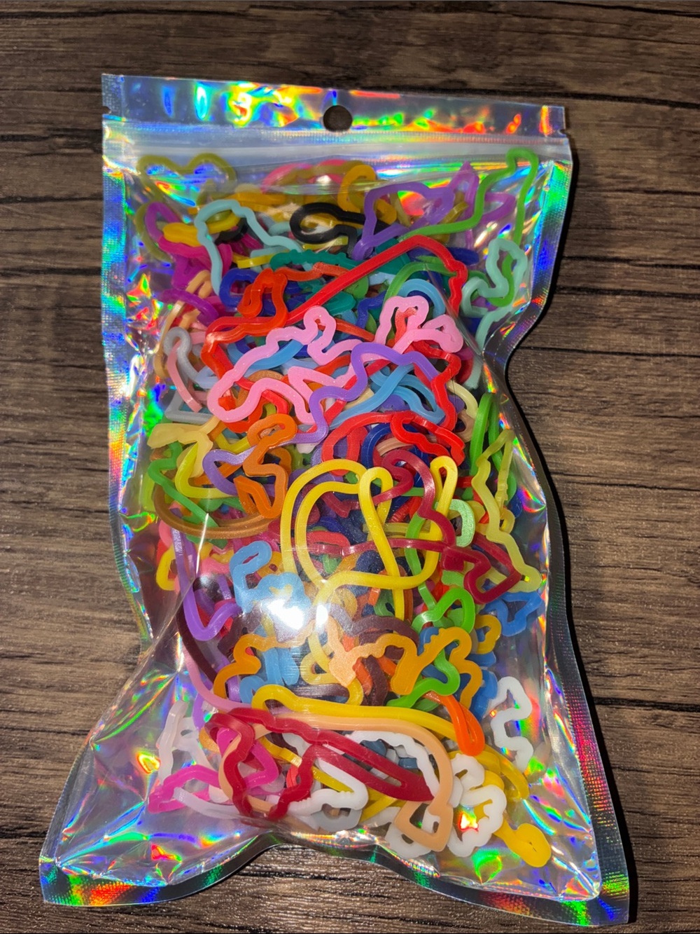 SILLY BANDZ Multicolor Party Silicone Bracelet Charms - Unbranded